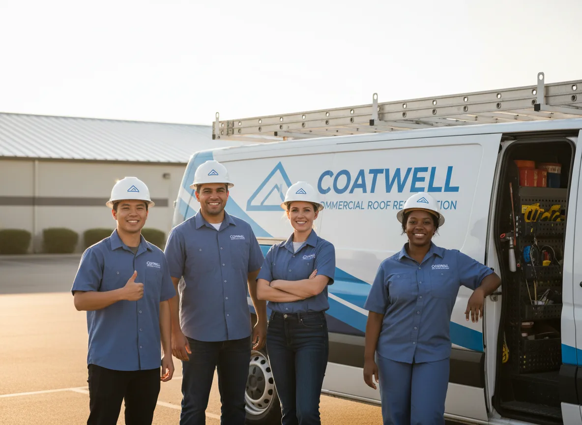 Commercial roof coating company in Fort Cobb, OK
